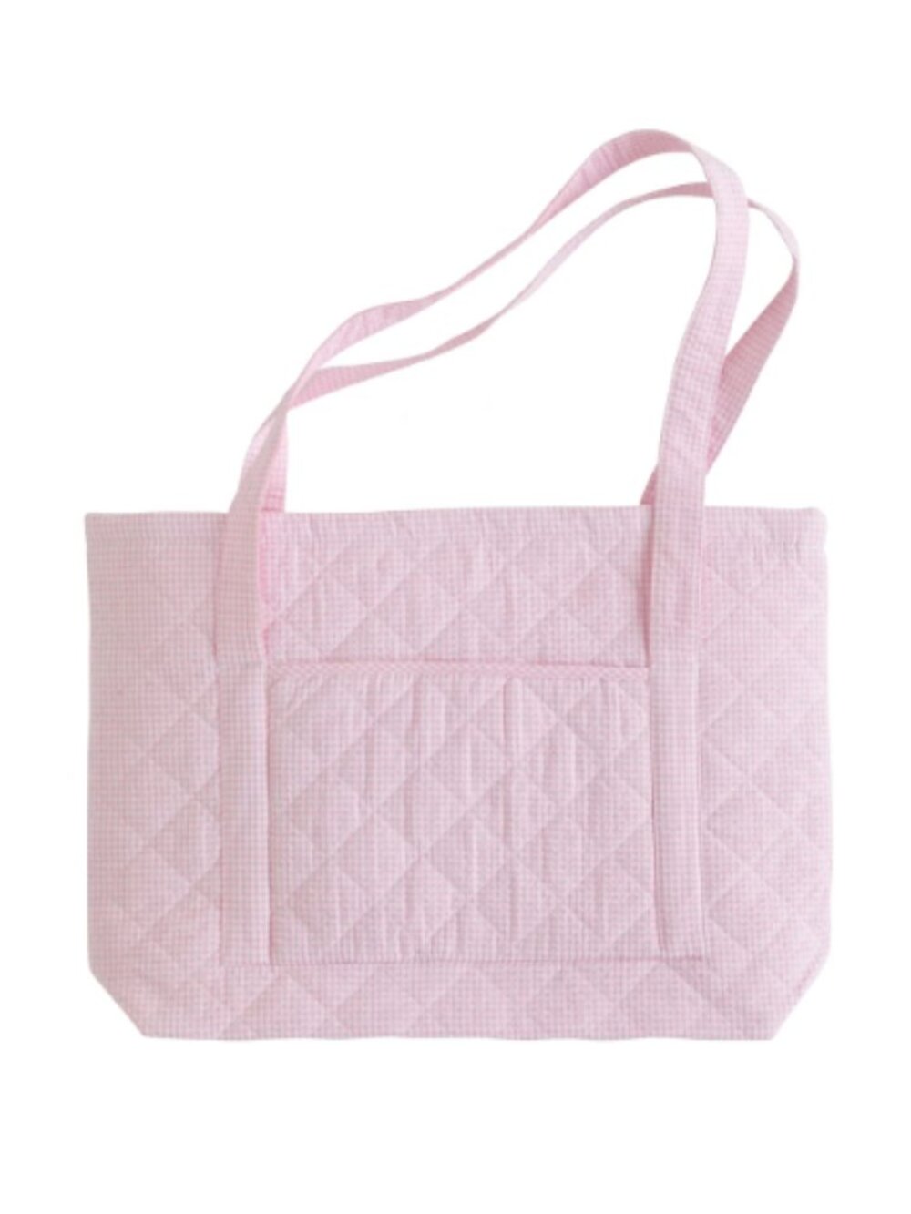 LITTLE ENGLISH Quilted Light/Baby Pink Tote Bag